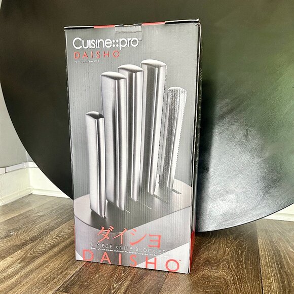 NIB -- Cuisine::pro Daisho Nara 6-Piece Knife Block – Graphite - Picture 3 of 8